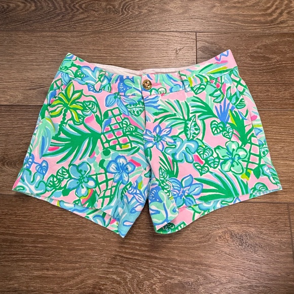 Lilly Pulitzer Women's Shorts Bundle 2 Pairs Size 0 Scallop Floral Preppy Summer - Picture 11 of 16